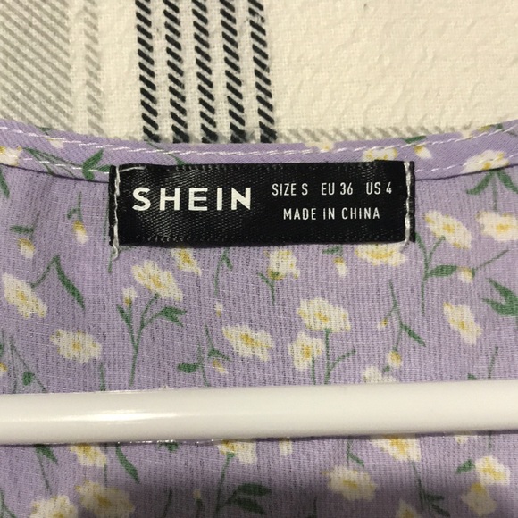 Shein lavender blouse Size small - Picture 2 of 4